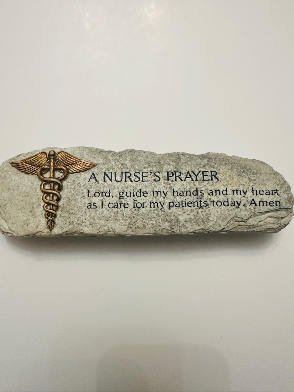 Carson A Nurse’s Prayer Stone Plaque Nurse Gift Medical Office Decor